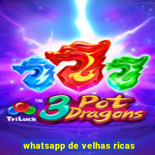 whatsapp de velhas ricas